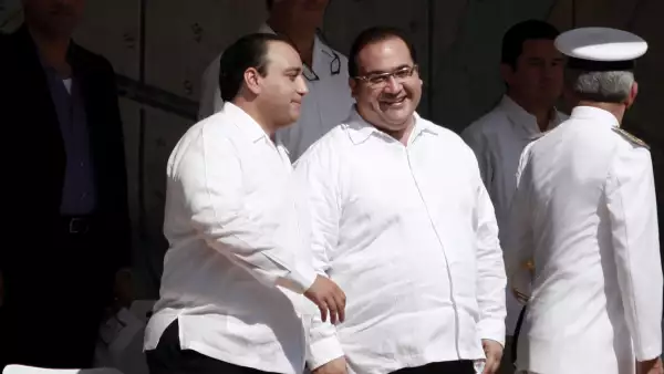 Roberto Borge y Javier Duarte