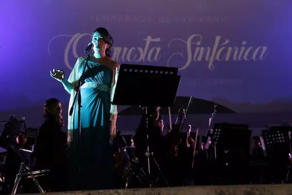 La soprano Nayeli Marzuca Camacho 