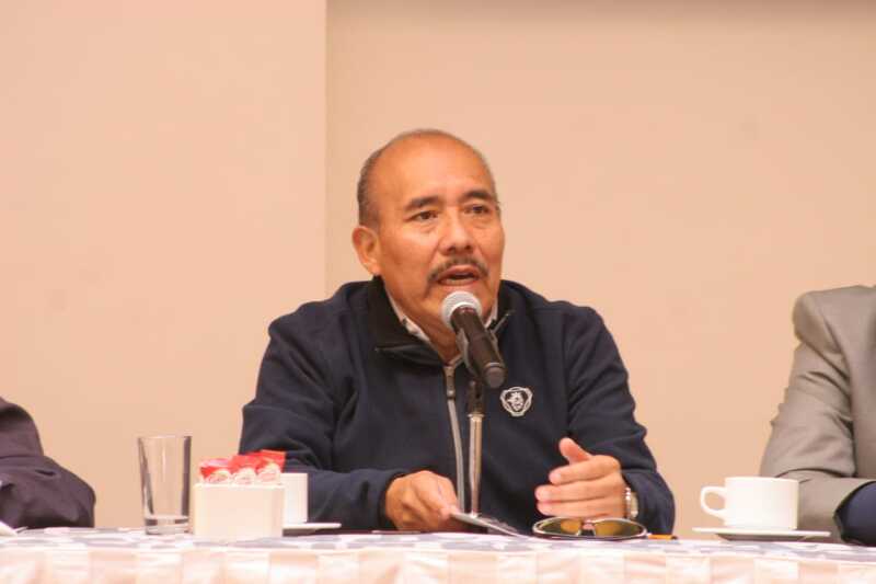 Nicolás Vázquez Figueroa, vocero de Fuerza Amplia de Transportistas (FAT).