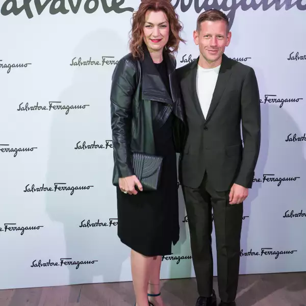 Presentación de la nueva colección de zapatos Ferragamo
