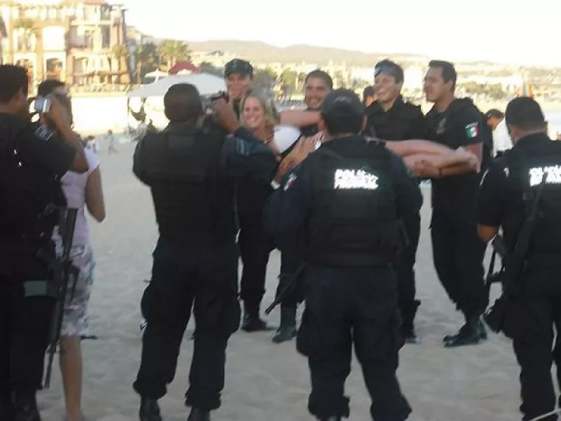 Quien dijo que sólo los chavos la pasan bomba con ésto del spring break...