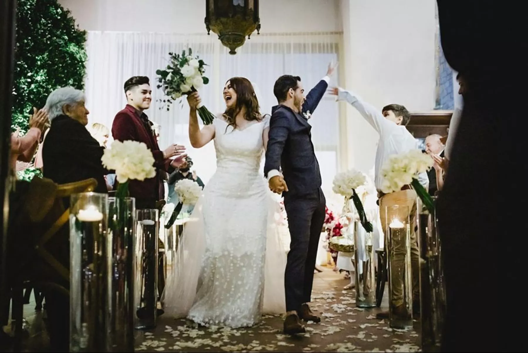 Las fotos y detalles de la boda secreta de Yuridia y Matías Aranda