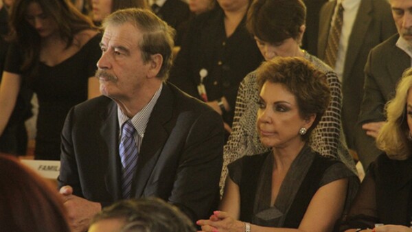 Vicente Fox, acompañado de Marta Sahagún, habló de los consejos que le dio Zambrano.