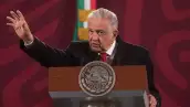 El presidente Andrés Manuel López Obrador durante la mañanera