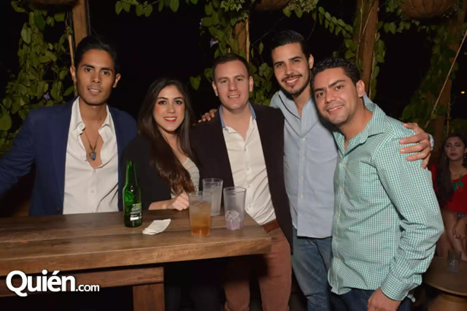 Miguel Barajas, Daniela Lozano, Griban Ríos, Diego Robledo y Eduardo Barba