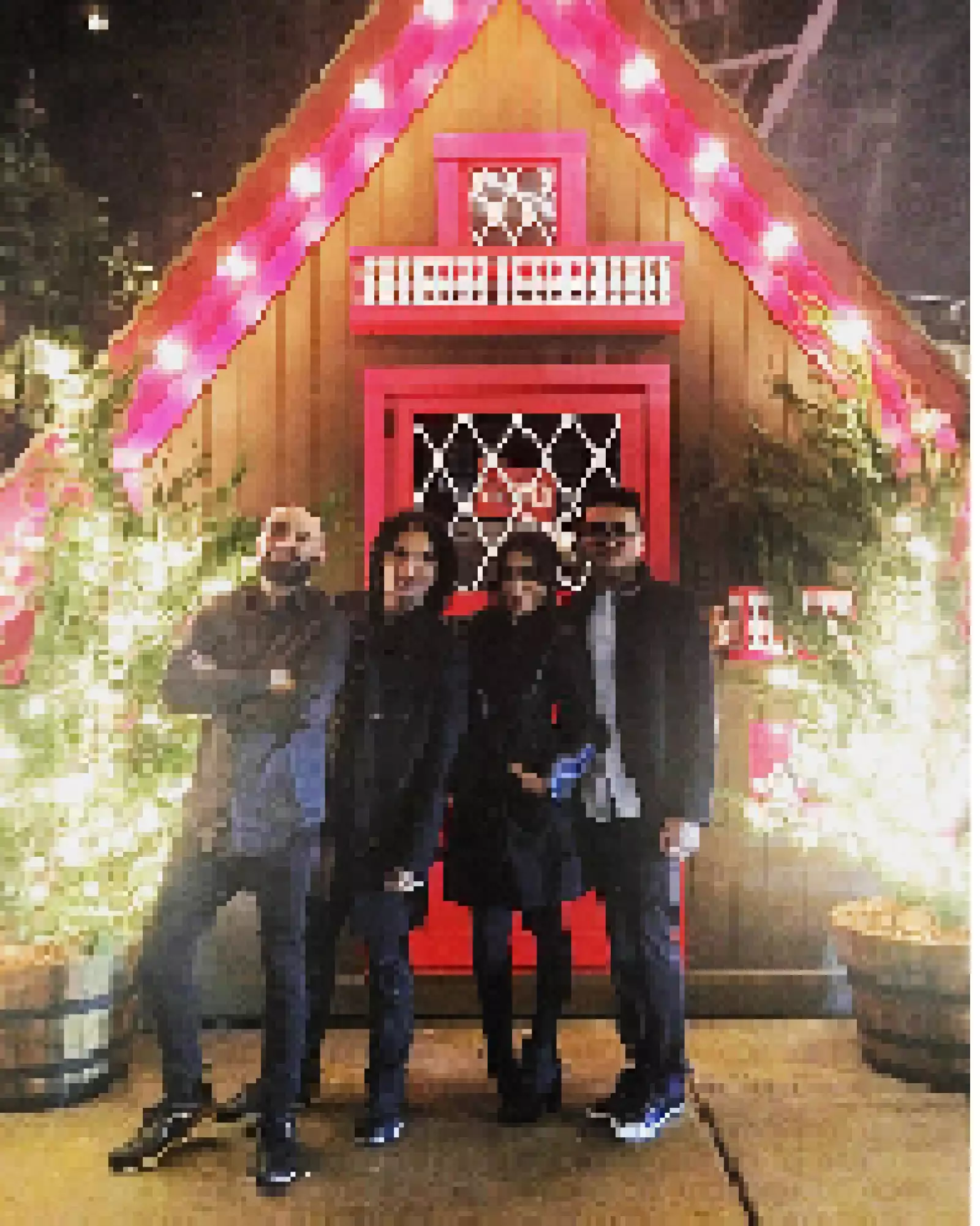 El grupo pasó unos días muy luminosos en Nueva York.