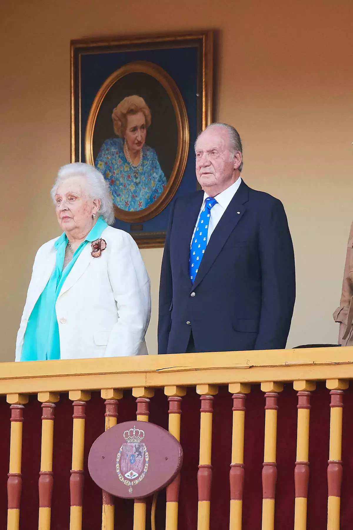 La infanta Pilar y el rey emérito Juan Carlos
