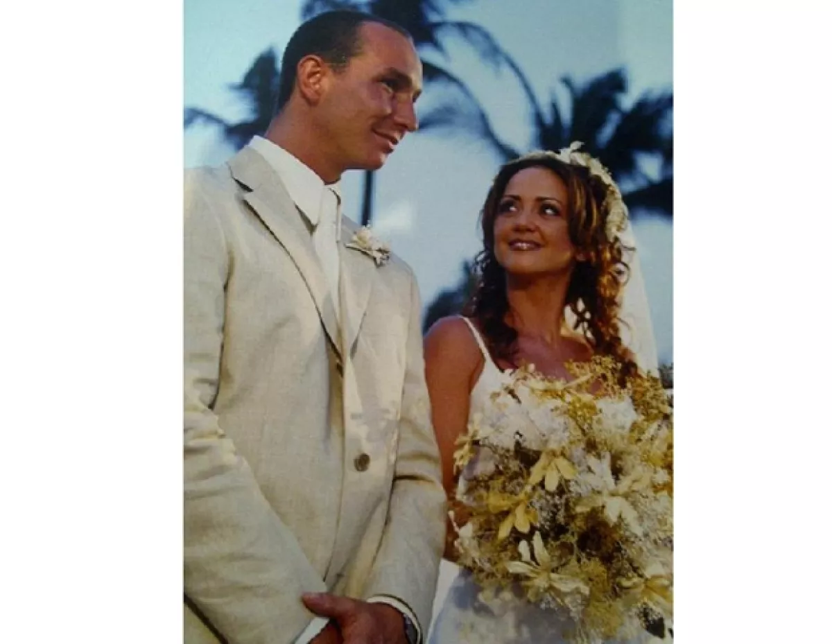 Andrea y Erik cumplieron 12 años de matrimonio, este 1 de abril.