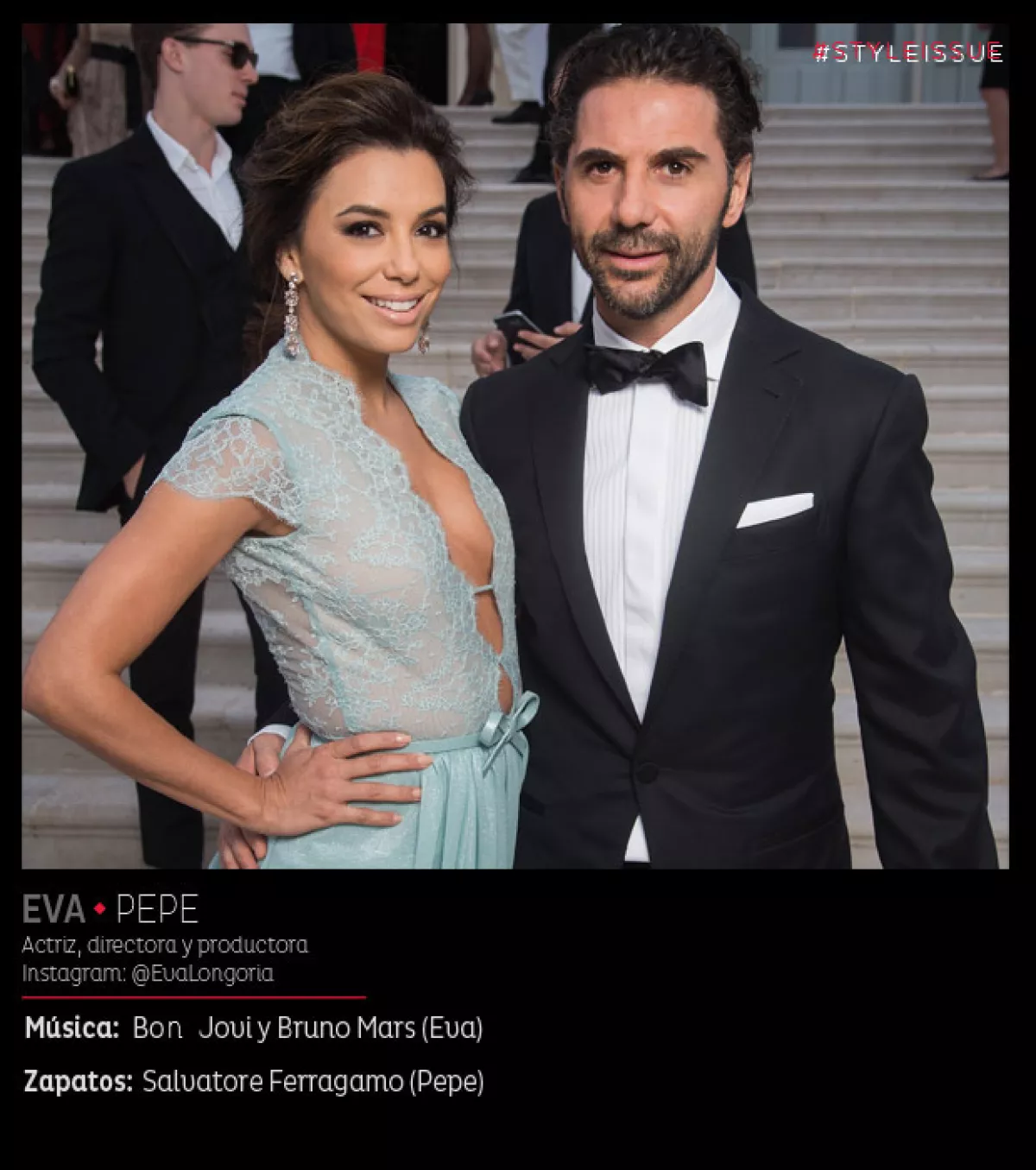Eva Longoria y Pepe Bastón.