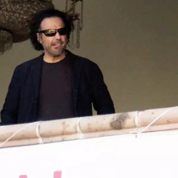 Alejandro González Iñárritu llego temprano a Morelia.