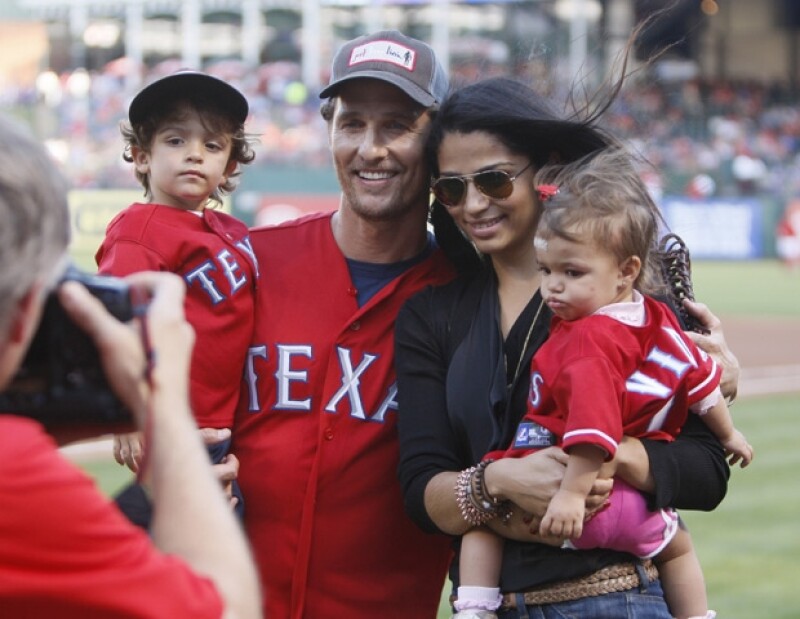 Matthew McConaughey es un padre y esposo muy protector.