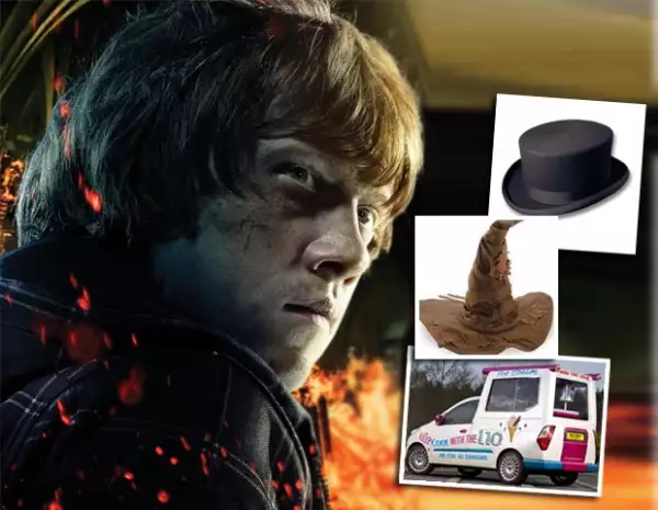 Rupert Grint hubiera sido un buen sombrerero o heladero.
