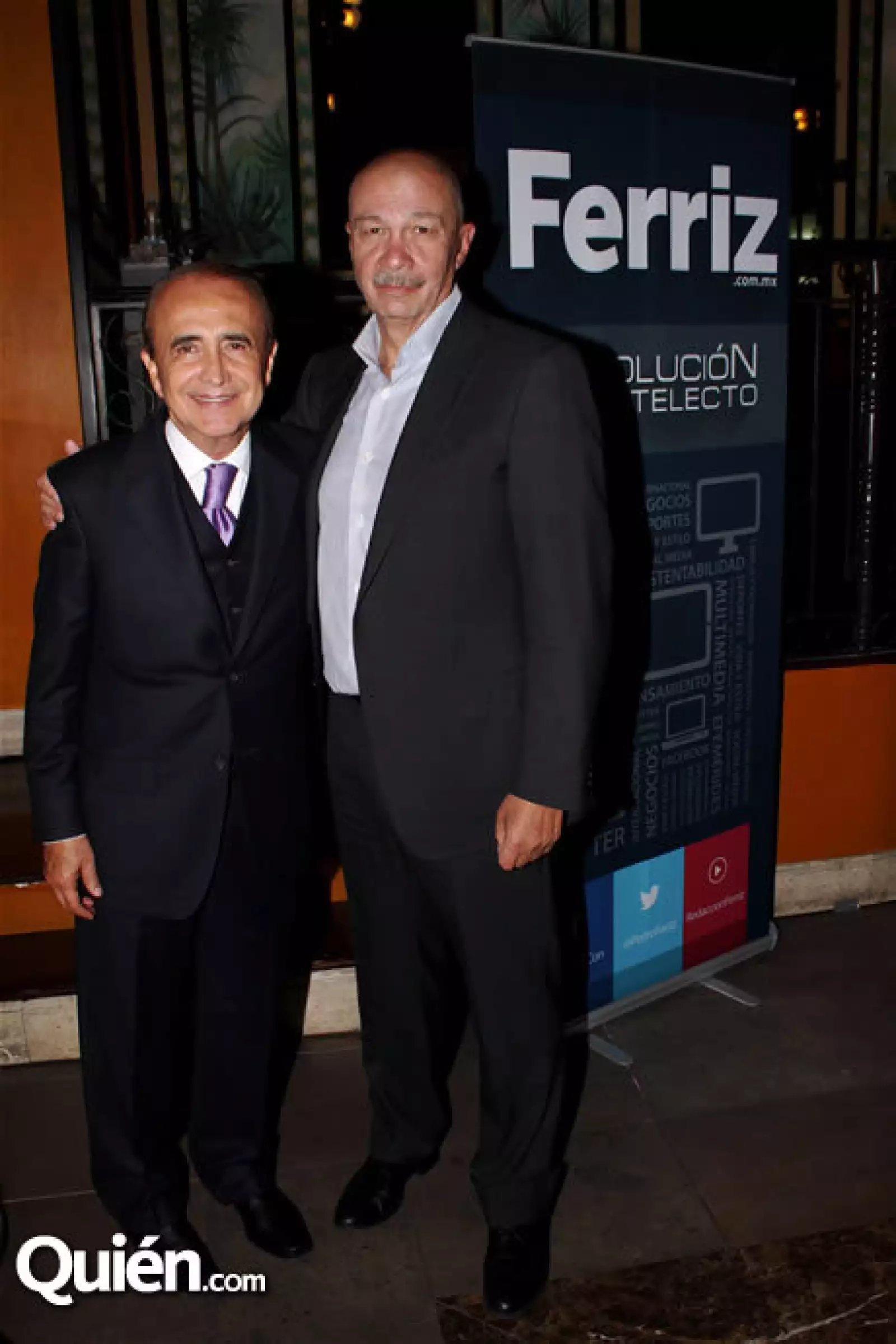Pedro Ferriz de Con y Roberto Salmerón