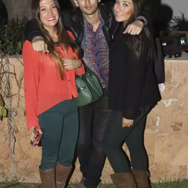 Marion Dubon,Diego Contreras y Liz Tena