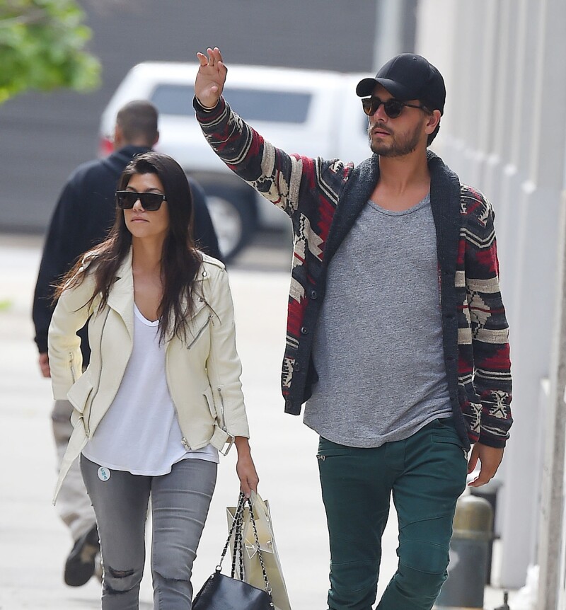 Kourtney Kardashian y Scott Disick