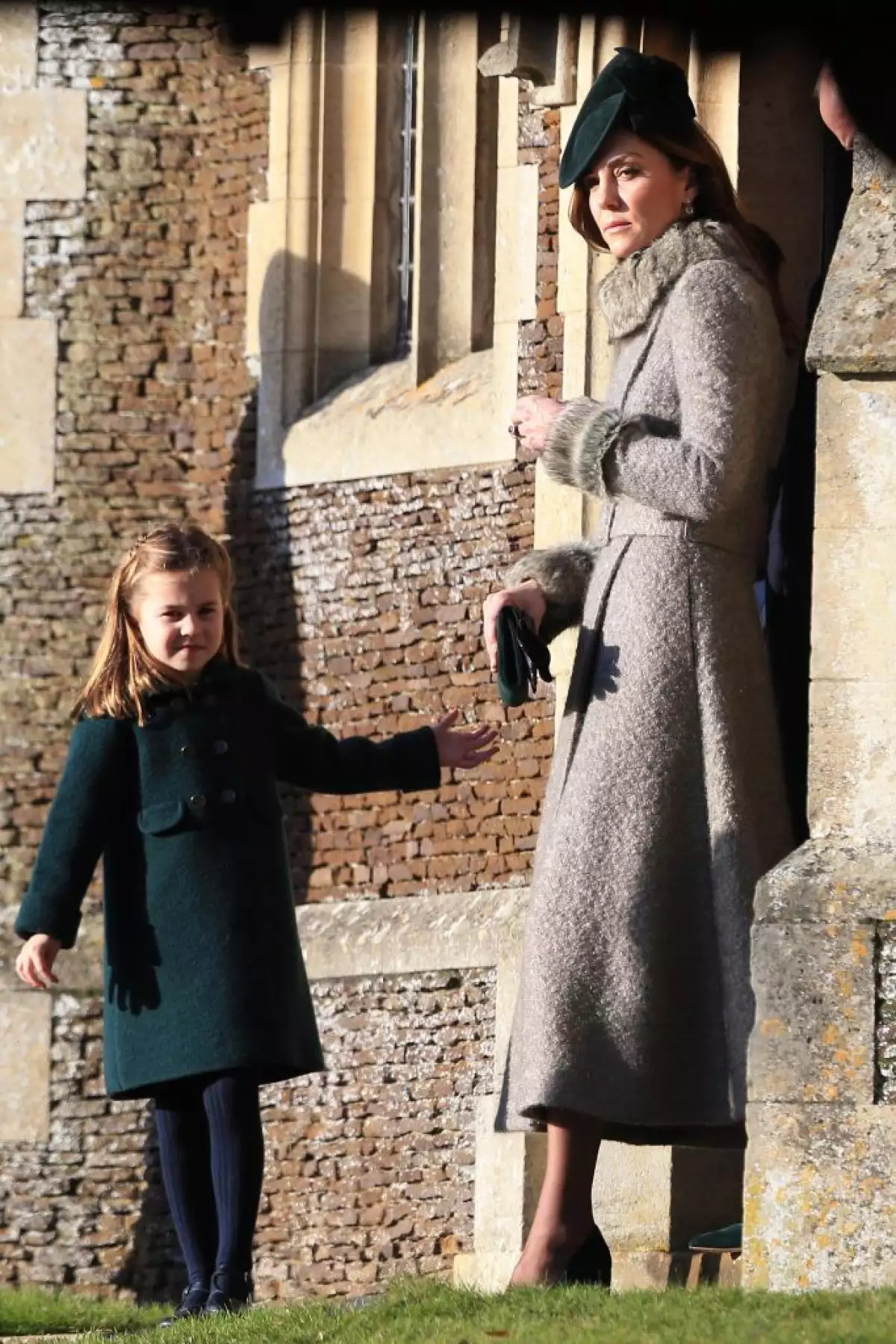 The Royal Family Attend Church On Christmas Day