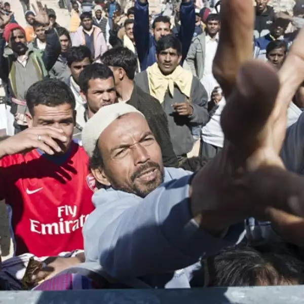 Túnez - refugiados libios