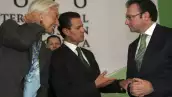 Enrique Peña Nieto junto a Luis Videgaray 