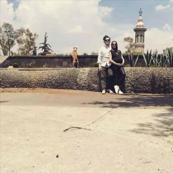 Irene Azuela y Quique Rangel en su última foto en Instagram antes de convertirse en papás.