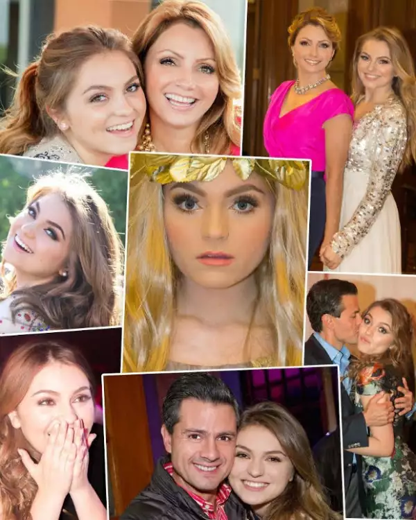 Angélica Rivera compartió estas fotos de su hija Sofía para felicitarla.