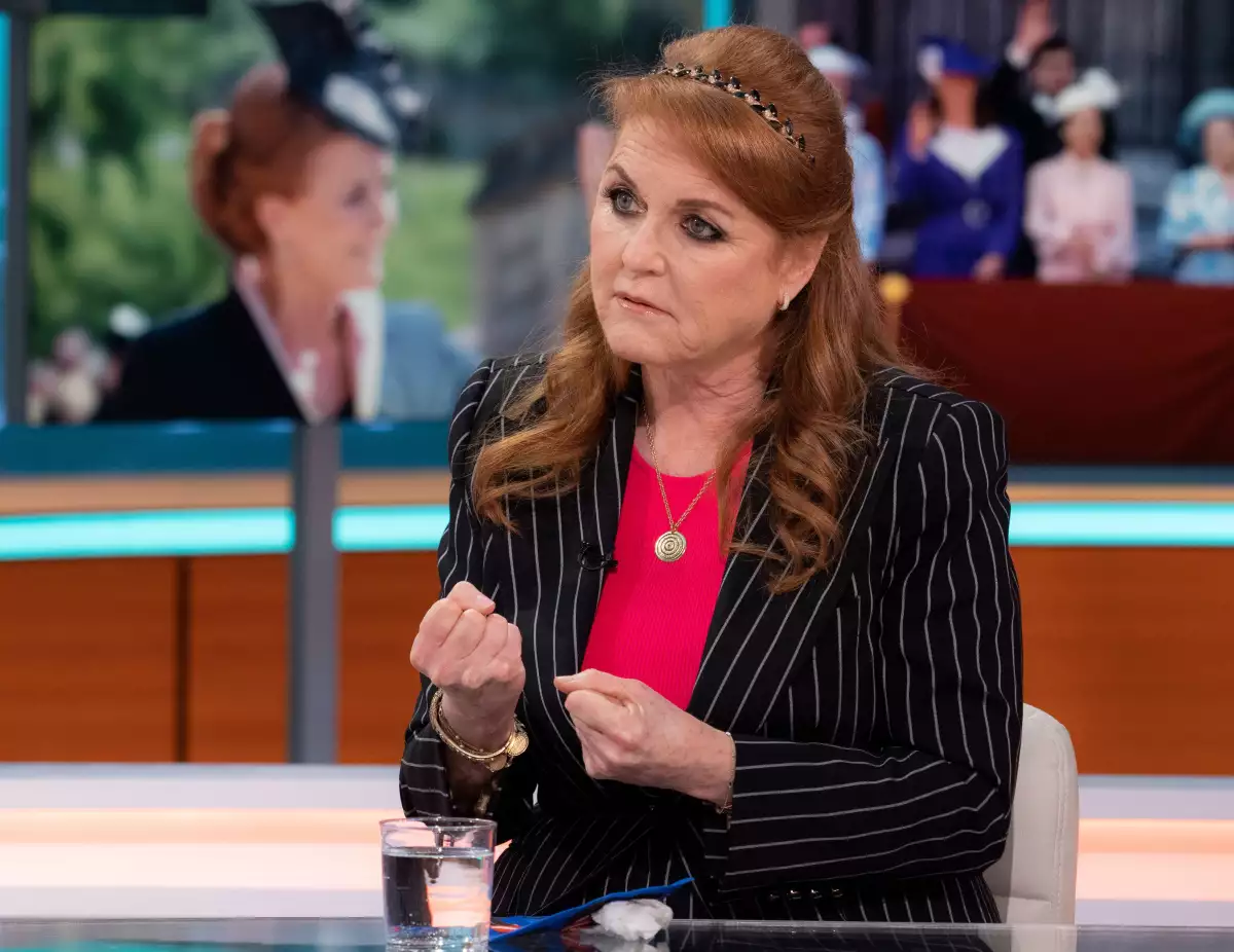 Sarah Ferguson en 'Good Morning Britain'.