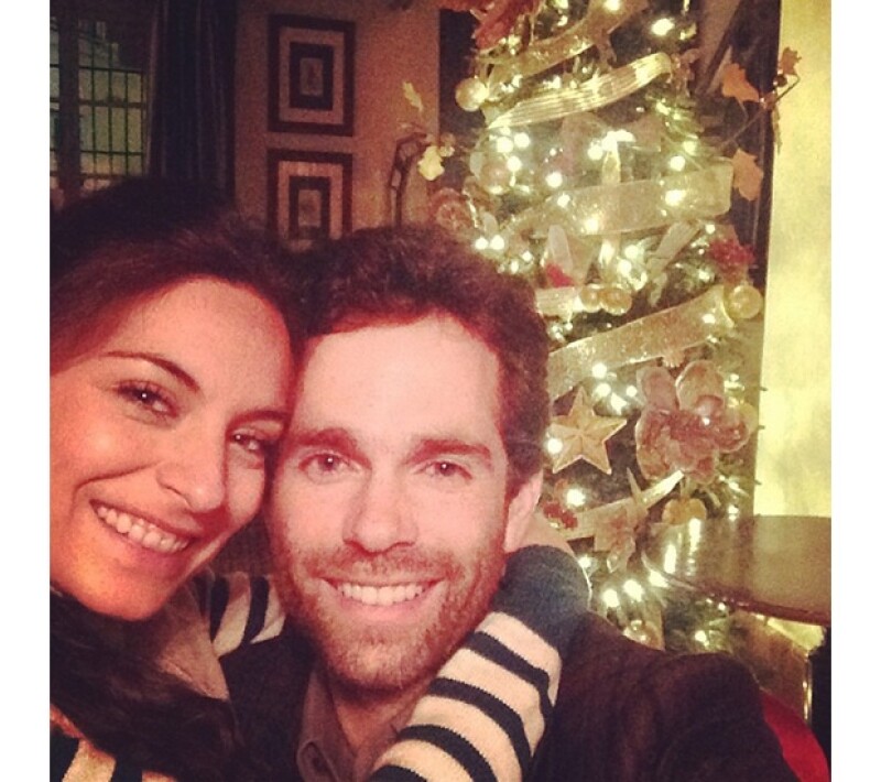 El día de navidad Ana Brenda publicó esta foto con su prometido en Instagram.
