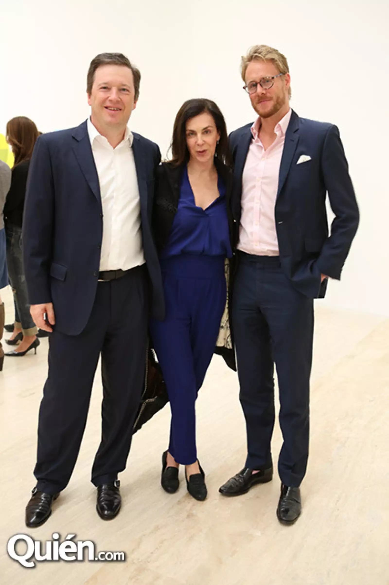 Damian Fraser,Claudia Marcucetti y Harry Beamish