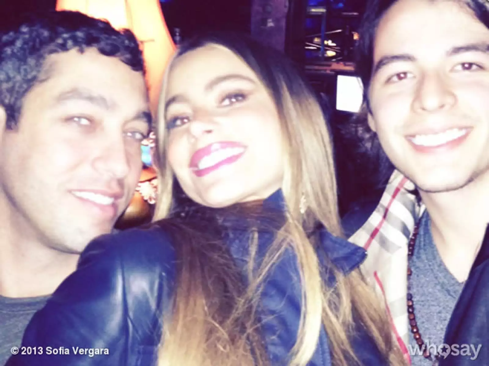 Aquí con su pareja Nick Loeb y Manolo disfrutando de una noche en Shanghai.