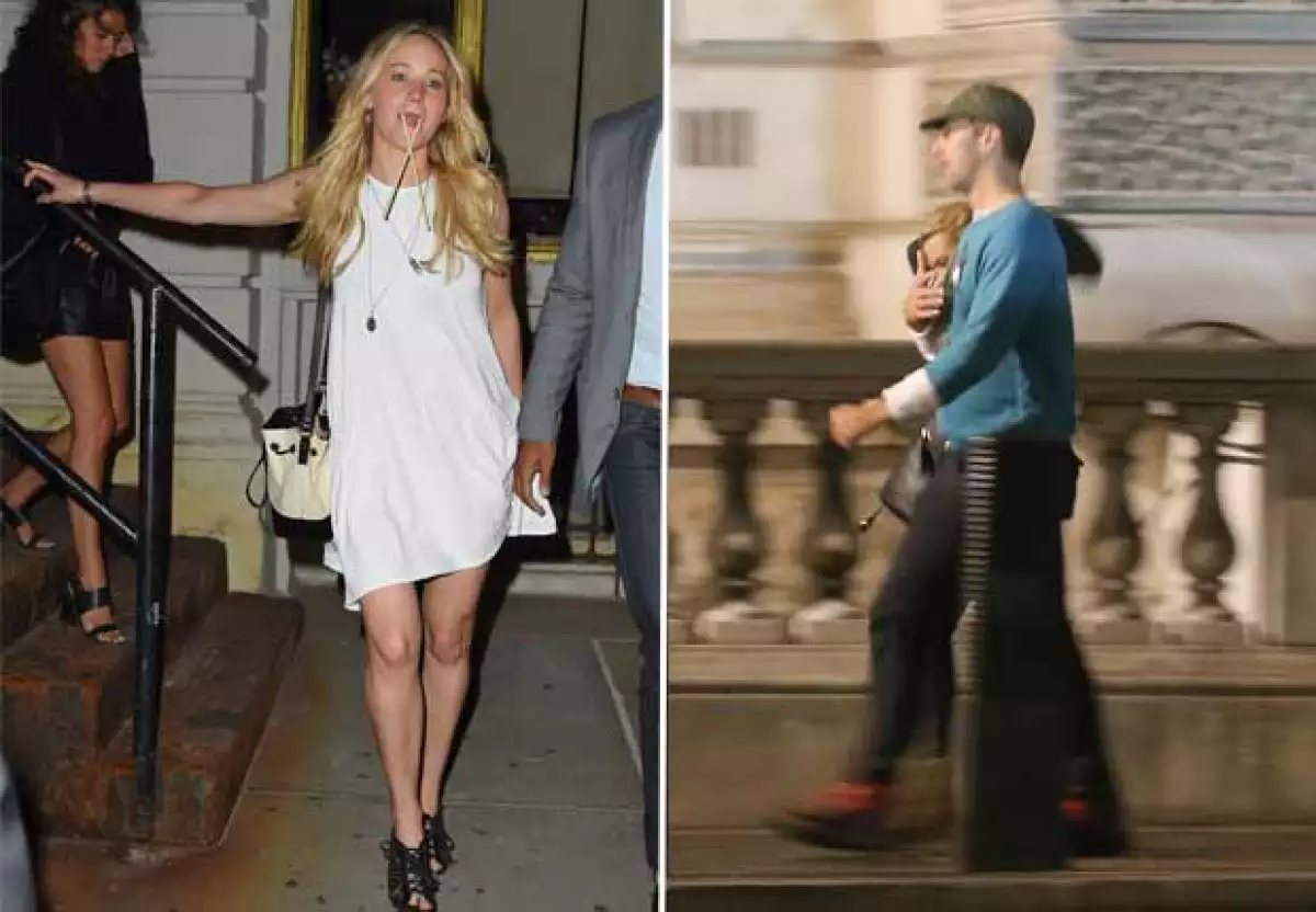 La actriz fue captada esta semana en una cena con sus amistades, mientras su supuesto novio paseaba con la cantante australiana en calles de Londres, tomados del brazo.