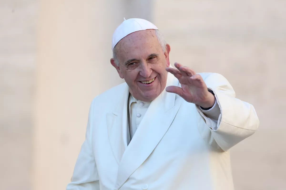 Pope Attends His Weekly Audience In St. Peter's Square