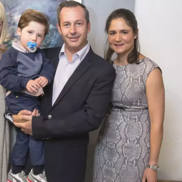 Pedro y Andrés Conesa con Lorena Ochoa