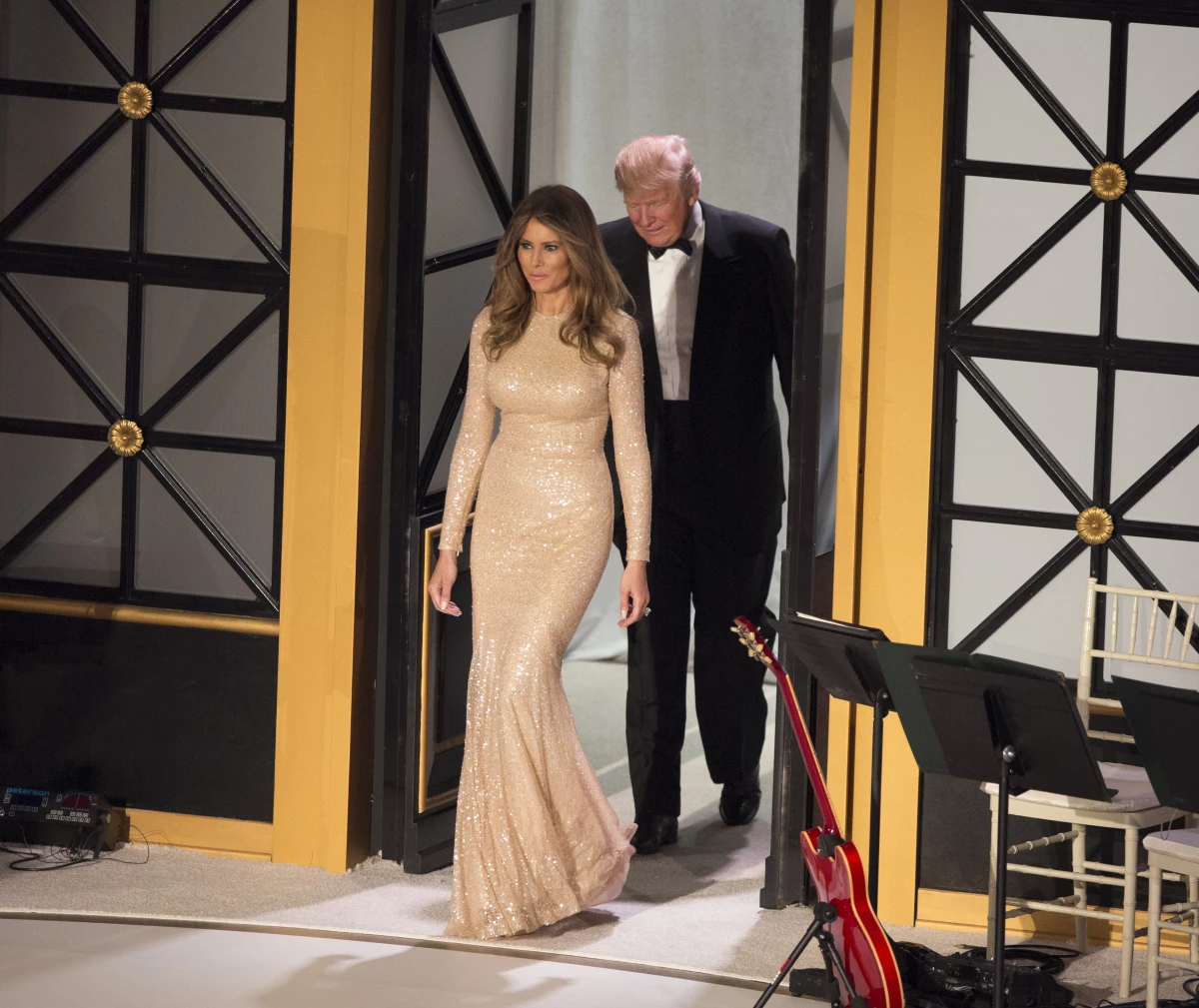 Donald J. Trump and wife Melania Trump