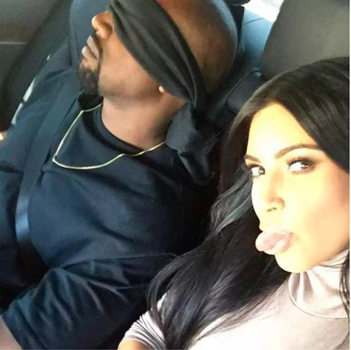 El festejo fue una verdadera sorpresa para Kanye.
