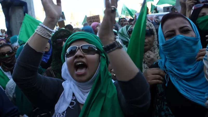 Libia - simpatizantes de Gadhafi