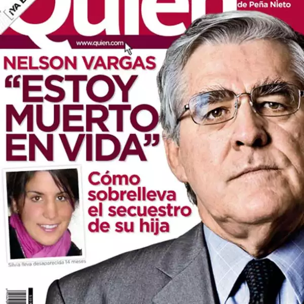 Ricardo pudo retratar el dolor que Nelson Vargas tenía ante el secuestro de su hija. Esta portada fue en 2008.