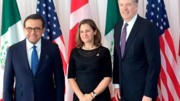 negociadores TLCAN en Ottawa