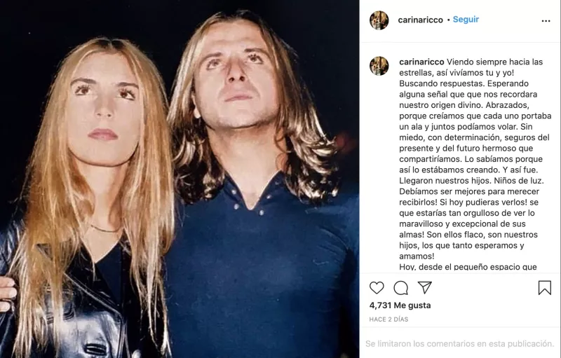 Carina Ricco y Eduardo Palomo