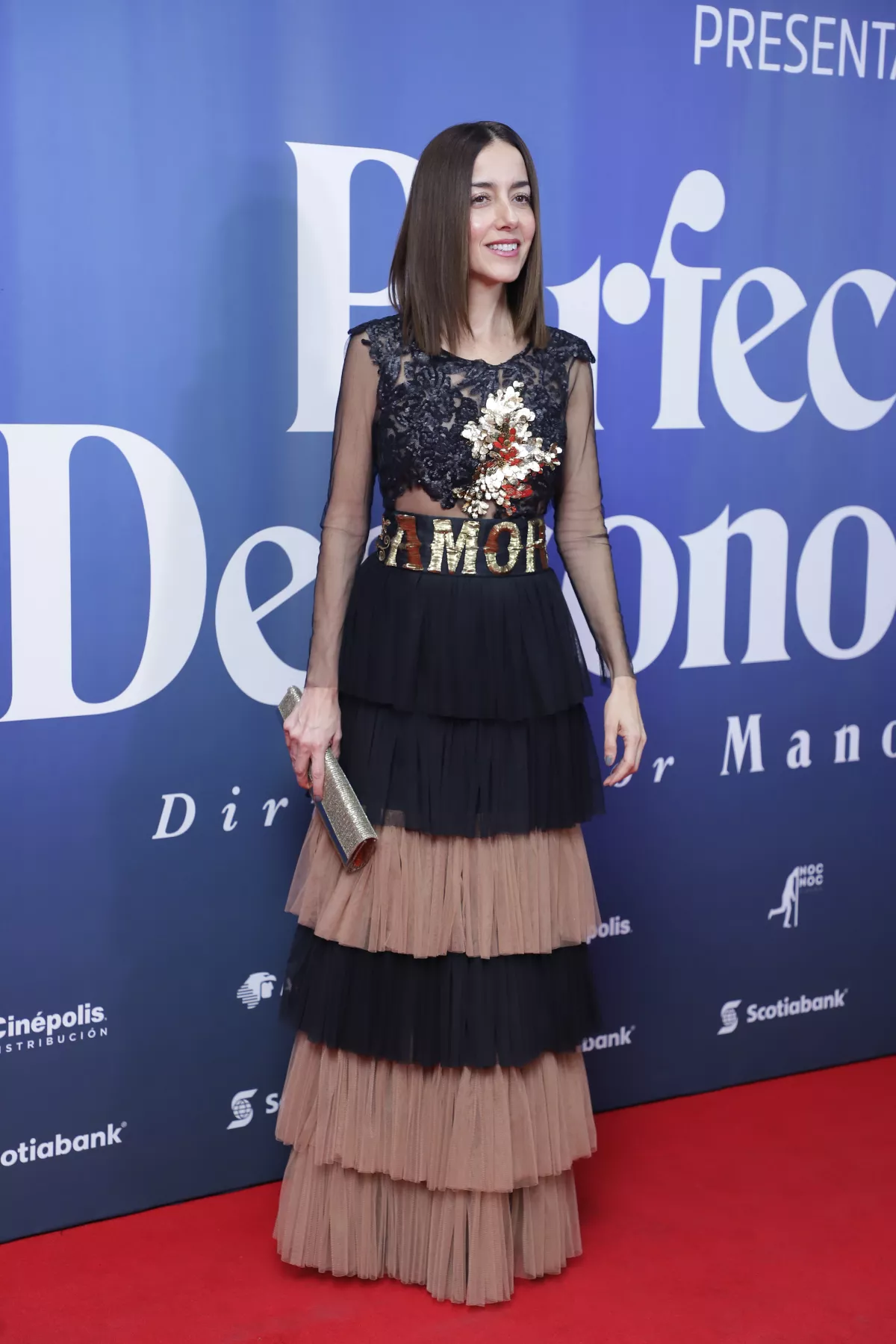 La actriz fue la última protagonista que llegó a la alfombra.