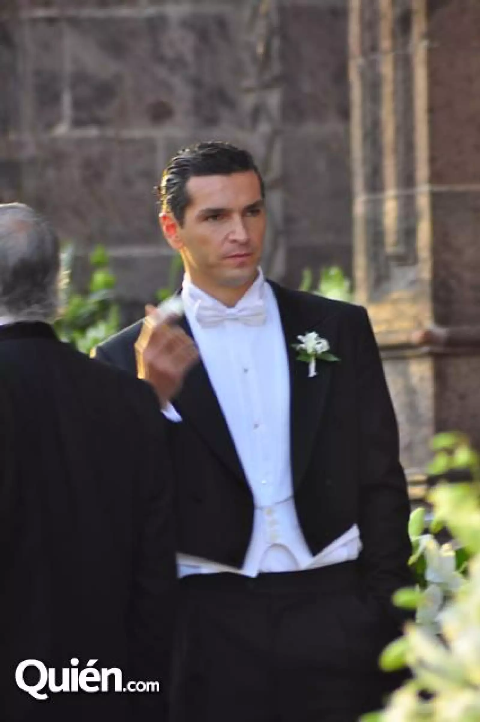 El novio Martín Fuentes