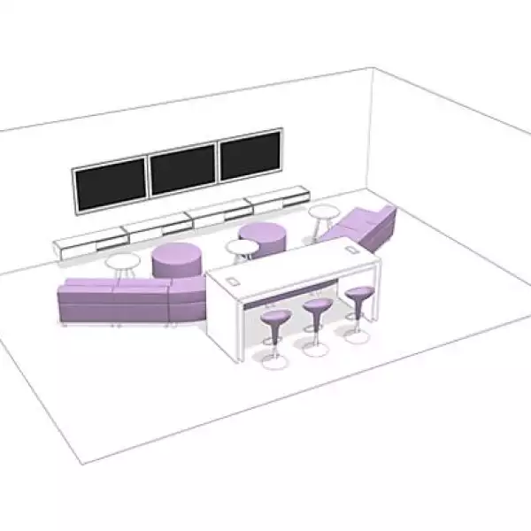 Oficinas renders Herman Miller