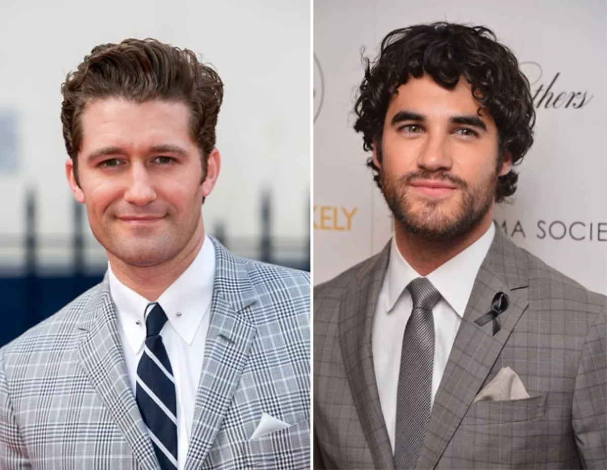 Matthew Morrison le dedicó una canción a su compañero. Por su parte, Darren Criss ayer utilizó un moño negro.