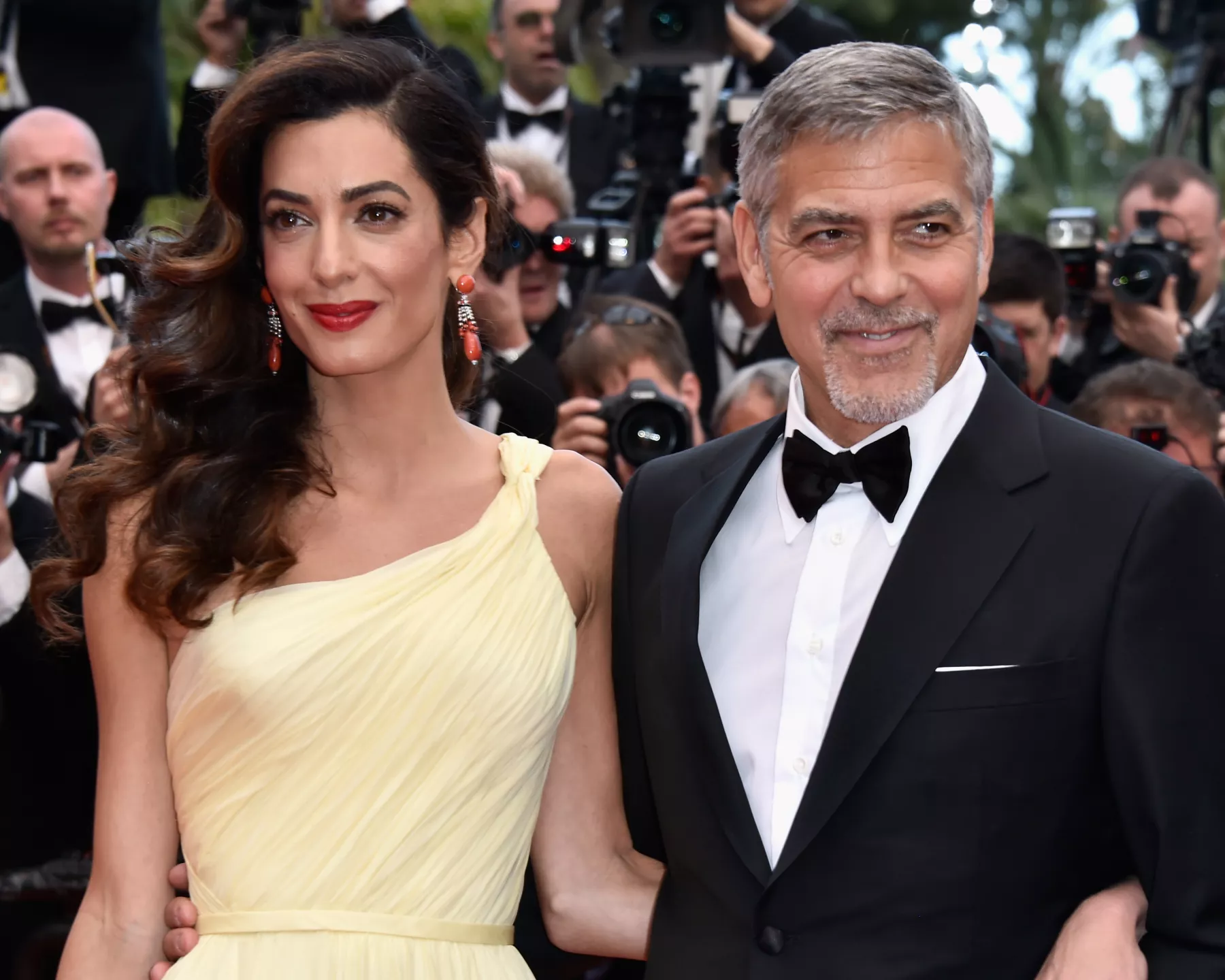 George y Amal Clooney