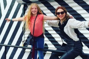 Edith González y su hija, Constanza