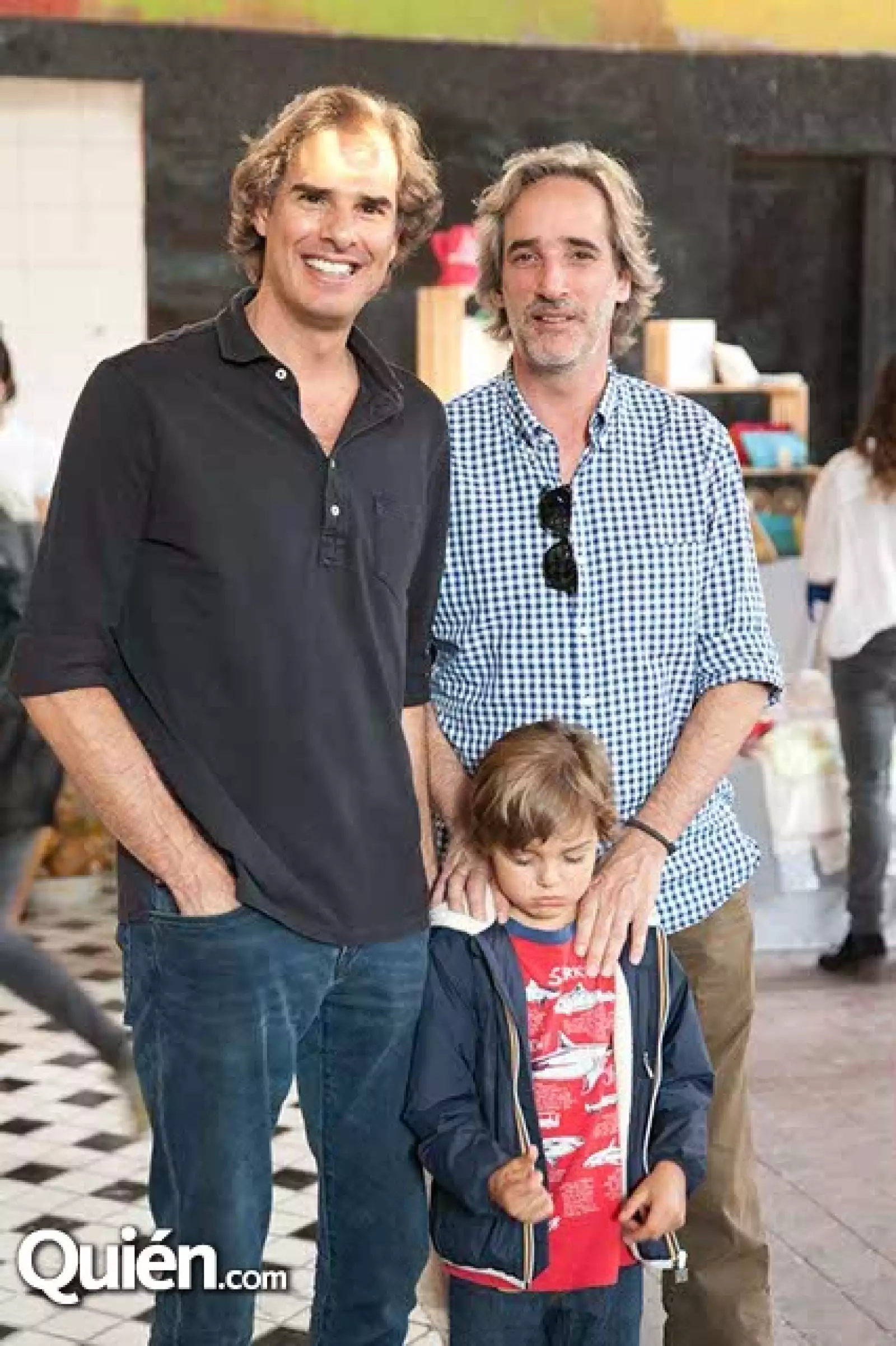 Andres,Bosco y Yann Padron