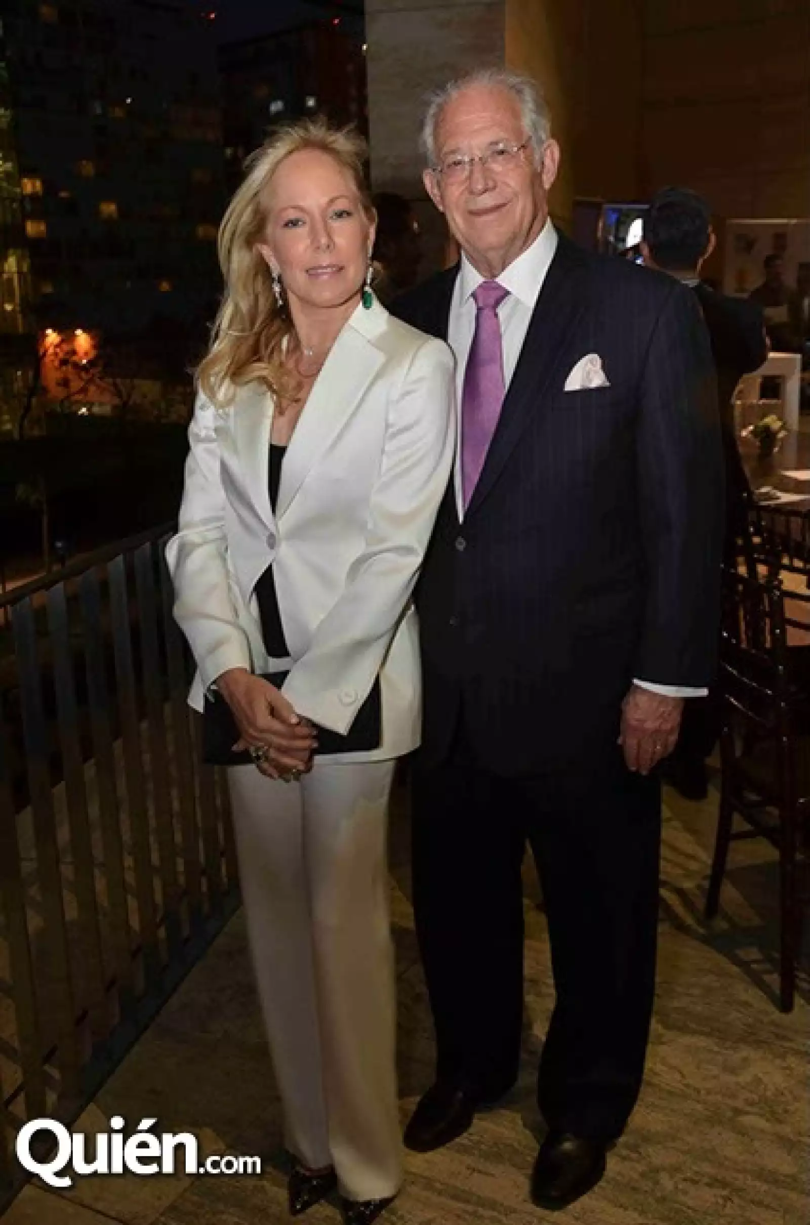 María Eugenia Maury y William Haseltine.