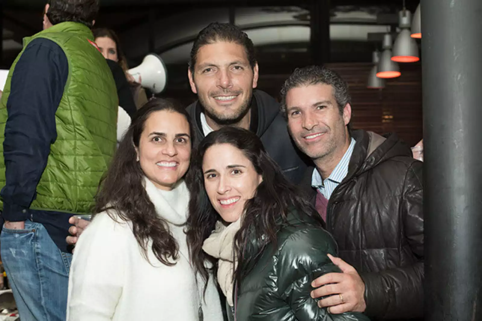 Sari y Carlos Hank con Paulina y Eduardo Sánchez Navarro