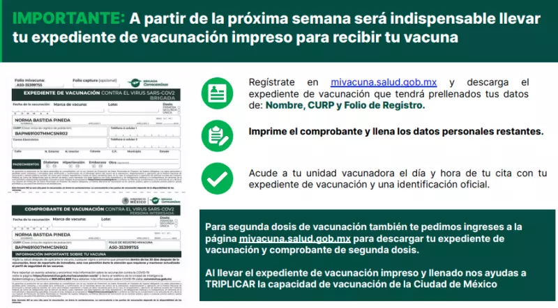 Expediente de vacunación 