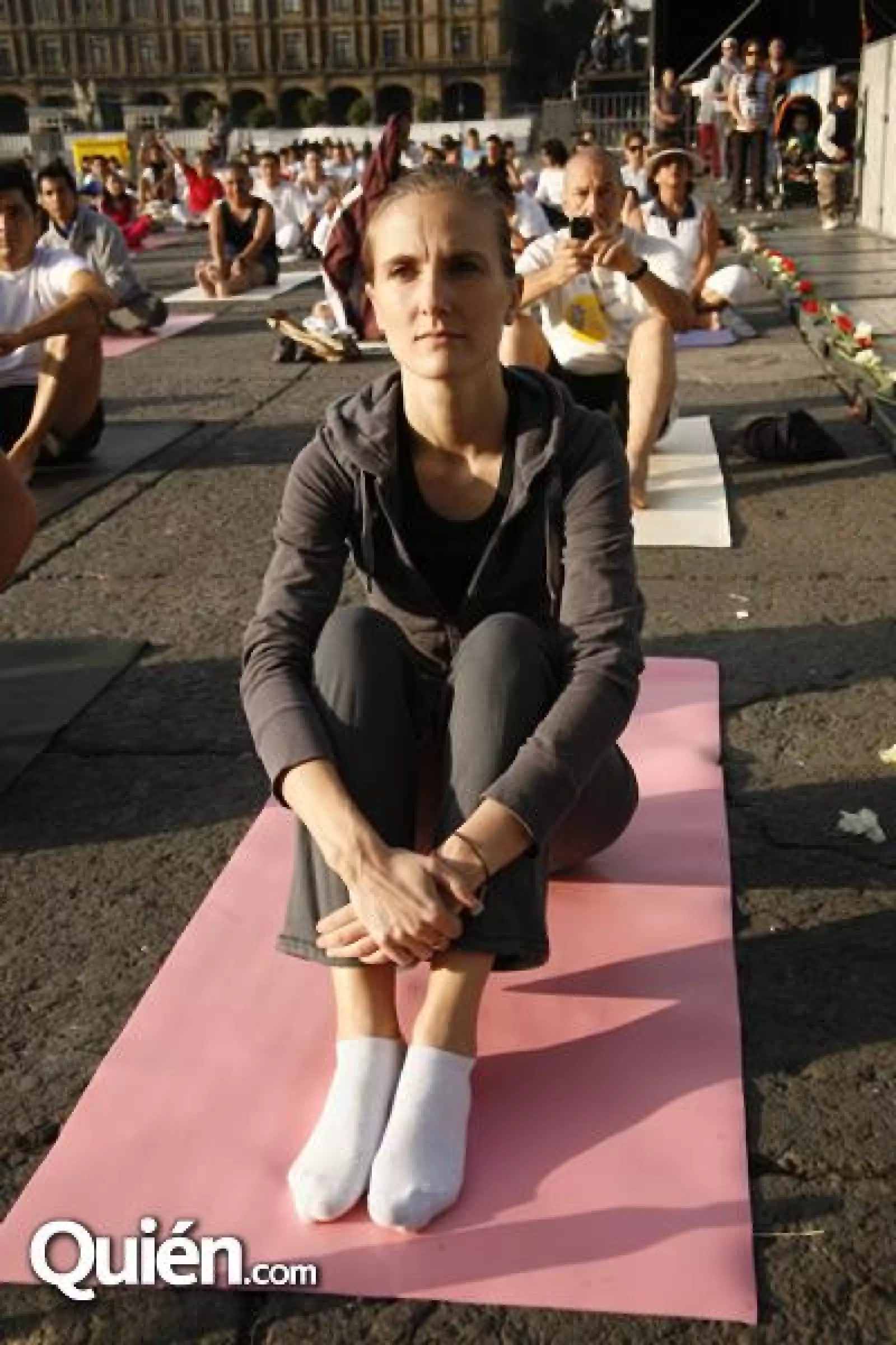 Yoga en el zocalo
