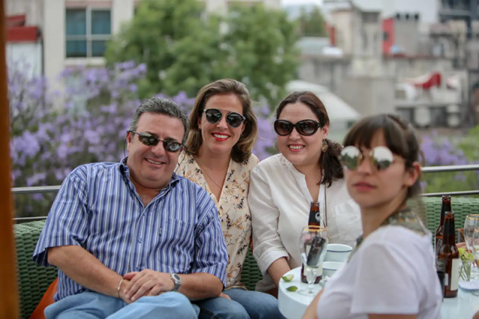 Daniel Zetune, Laura Cervantes, Ligia Gómez y Ana Cervantes