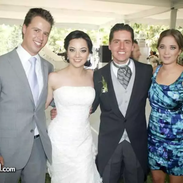 Santiago Serrano,Judit Vázquez,Eugenio Serrano y Karla Celis